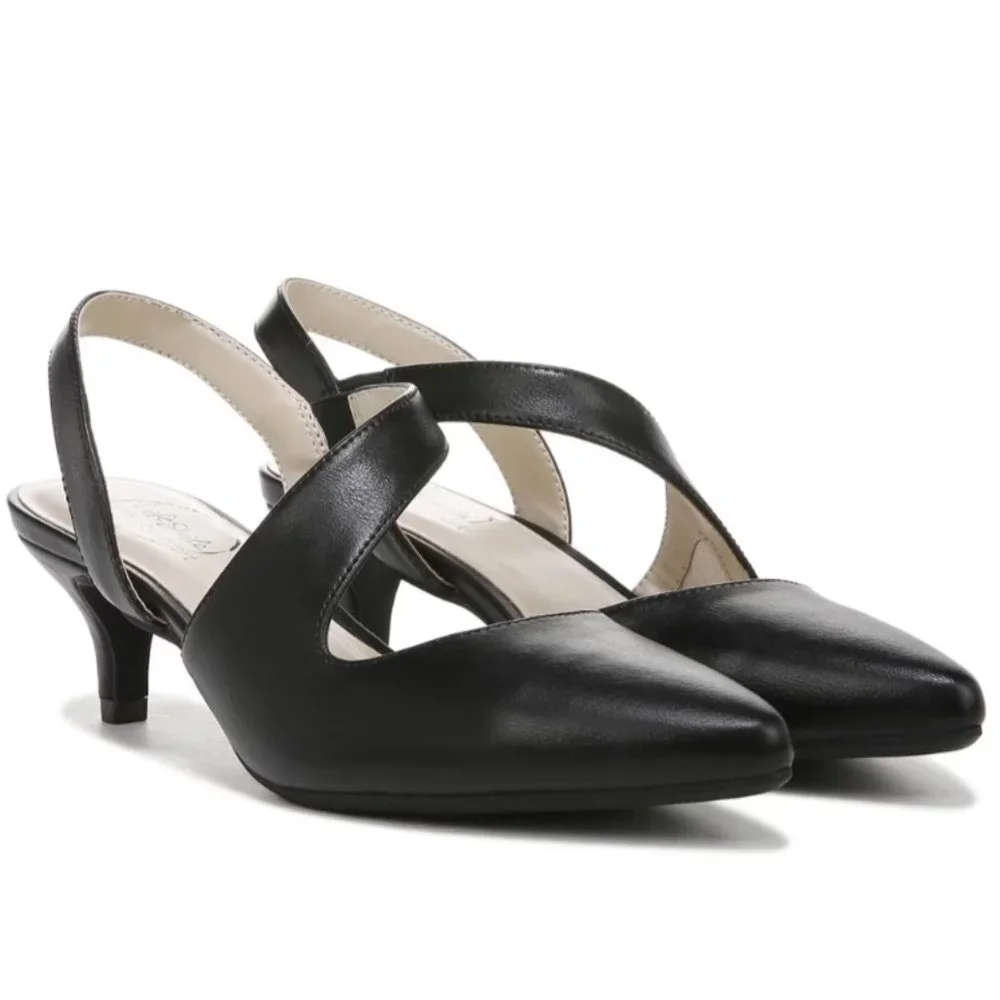 LIFESTRIDE WOMENS MAGNETIC PUMP - BLACK (WIDE)